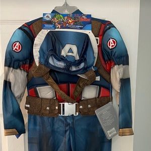 Disney Store Captain America Costume, size 3